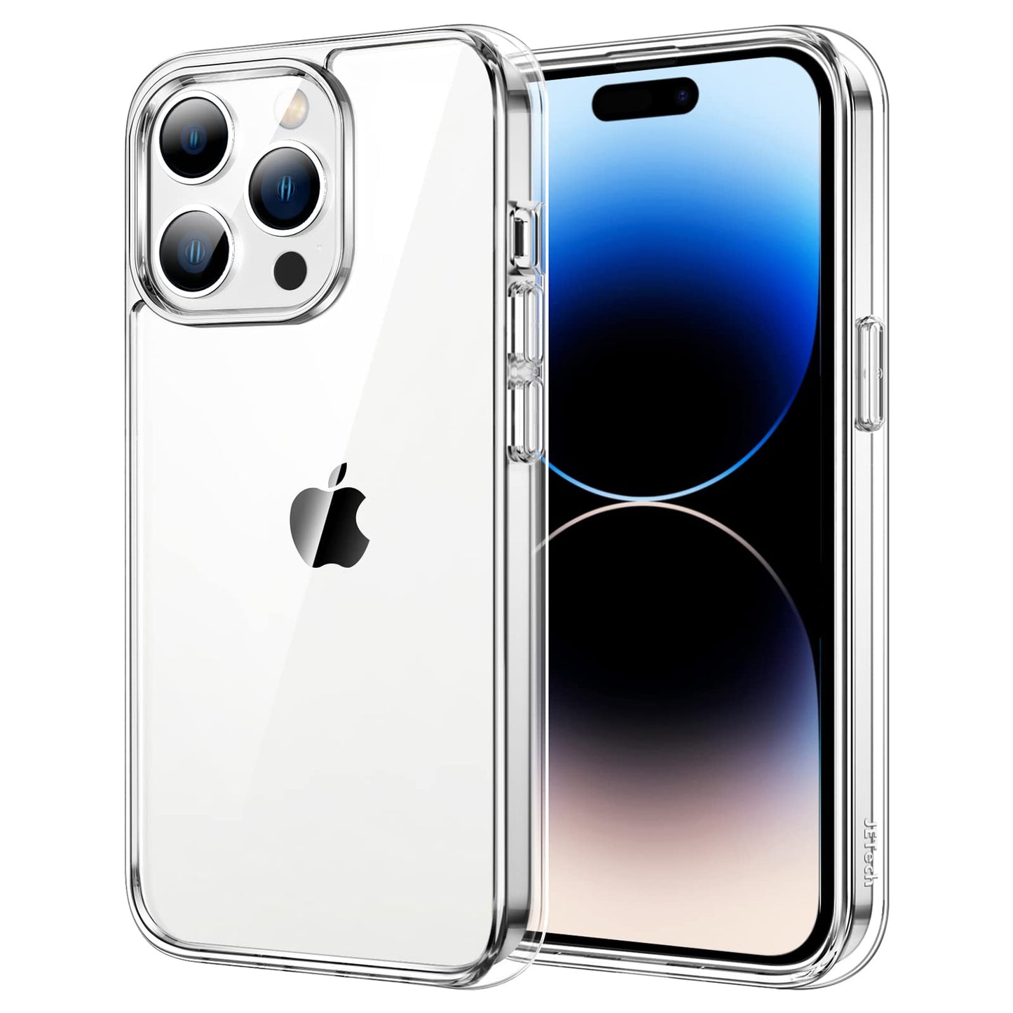 JETech Case for iPhone 14 6.1-Inch, Non-Yellowing Shockproof Phone Bumper Cover, Anti-Scratch Clear Back (Clear)