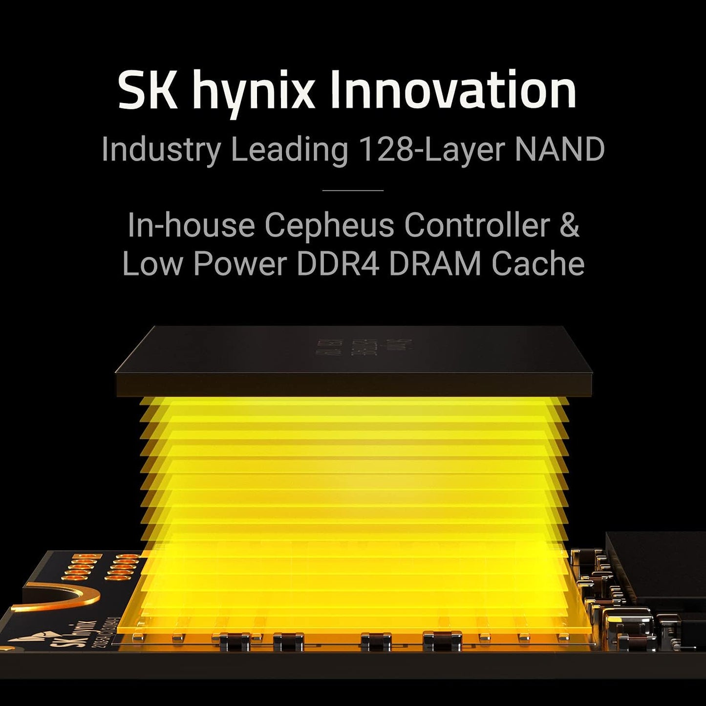 SK Hynix Gold P31 1TB PCIe NVMe Gen3 M.2 2280 Internal SSD, Up to 3500MB/S, Compact M.2 SSD Form Factor SSD, Internal Solid State Drive with 128-Layer NAND Flash