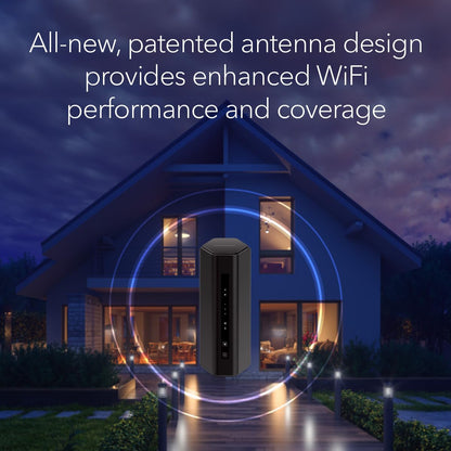 NETGEAR Nighthawk Dual-Band WiFi 7 Router (RS90) – Router Only, BE3600 Wireless Speed (up to 3.6 Gbps) - Covers up to 2,000 sq. ft., 50 Devices – 2.5 Gig Internet Port - Free Expert Help