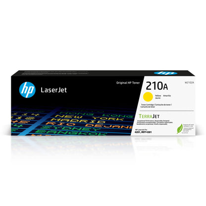 HP 210X High-Yield Toner Cartridge 4-Pack (Black, Cyan, Magenta, Yellow) | Compatible Color LaserJet Pro 4201 & MFP 4301 Series Printers | W2100XQ1