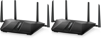 NETGEAR Nighthawk Tri-Band WiFi 6E Router (RAXE300) - Security Features, AXE7800 Wireless Gigabit Speed (Up to 7.8Gbps), New 6GHz Band, 8-Streams Cover up to 2,500 sq. ft., 40 Devices