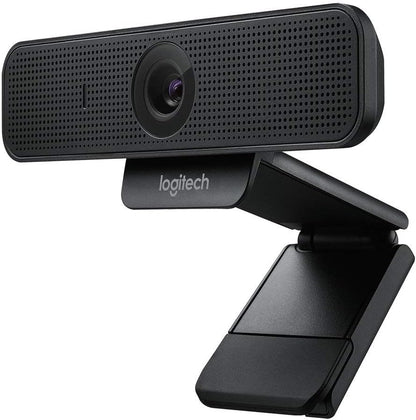 Logitech C925e Business Webcam, HD 1080p/30fps Video, Light Correction, Autofocus, Clear Audio, Privacy Shutter, Works with Microsoft Teams, Google Meet, Skype, WebEx, Cisco - Black