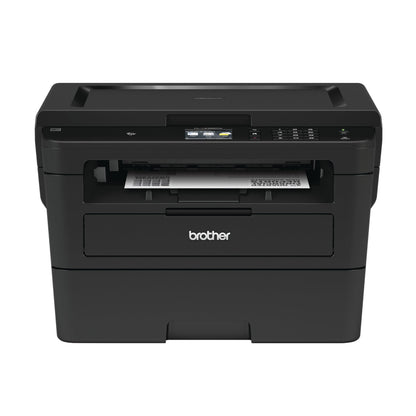 Brother Compact Monochrome Laser Printer, HLL2395DW, Flatbed Copy & Scan, Wireless Printing, NFC with Refresh Subscription Free Trial and Amazon Dash Replenishment Ready