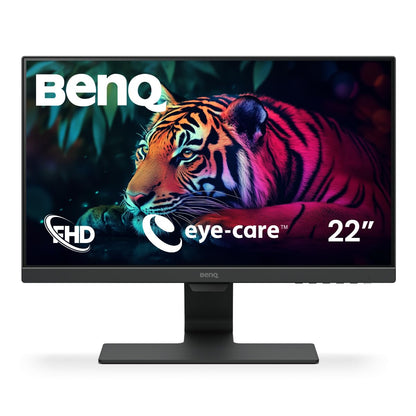 BenQ GW2480 Computer Monitor 24" FHD 1920x1080p | IPS | Eye-Care Tech | Low Blue Light | Anti-Glare | Adaptive Brightness | Tilt Screen | Built-in Speakers | DisplayPort | HDMI | VGA,Black