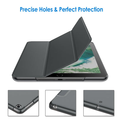 JETech Case for iPad (9.7-Inch, 2018/2017 Model, 6th/5th Generation), Smart Cover Auto Wake/Sleep (Black)
