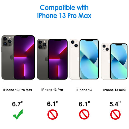 JETech Case for iPhone 13 Pro Max 6.7-Inch, Non-Yellowing Shockproof Phone Bumper Cover, Anti-Scratch Clear Back (Clear)