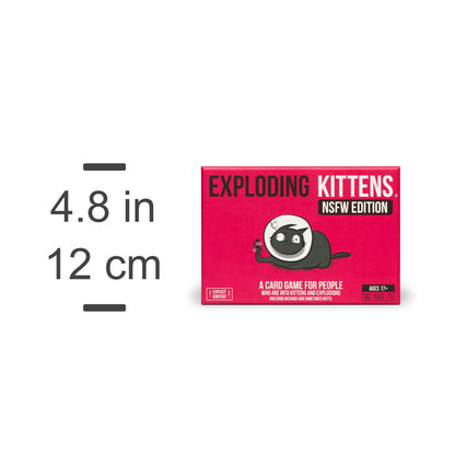 Exploding Kittens Original Edition - 2-5 Players - Ages 7+ - 15 Minutes to Play - High Stakes Card Game - Party Game, Family Game Night, Kid and Adult Card Game