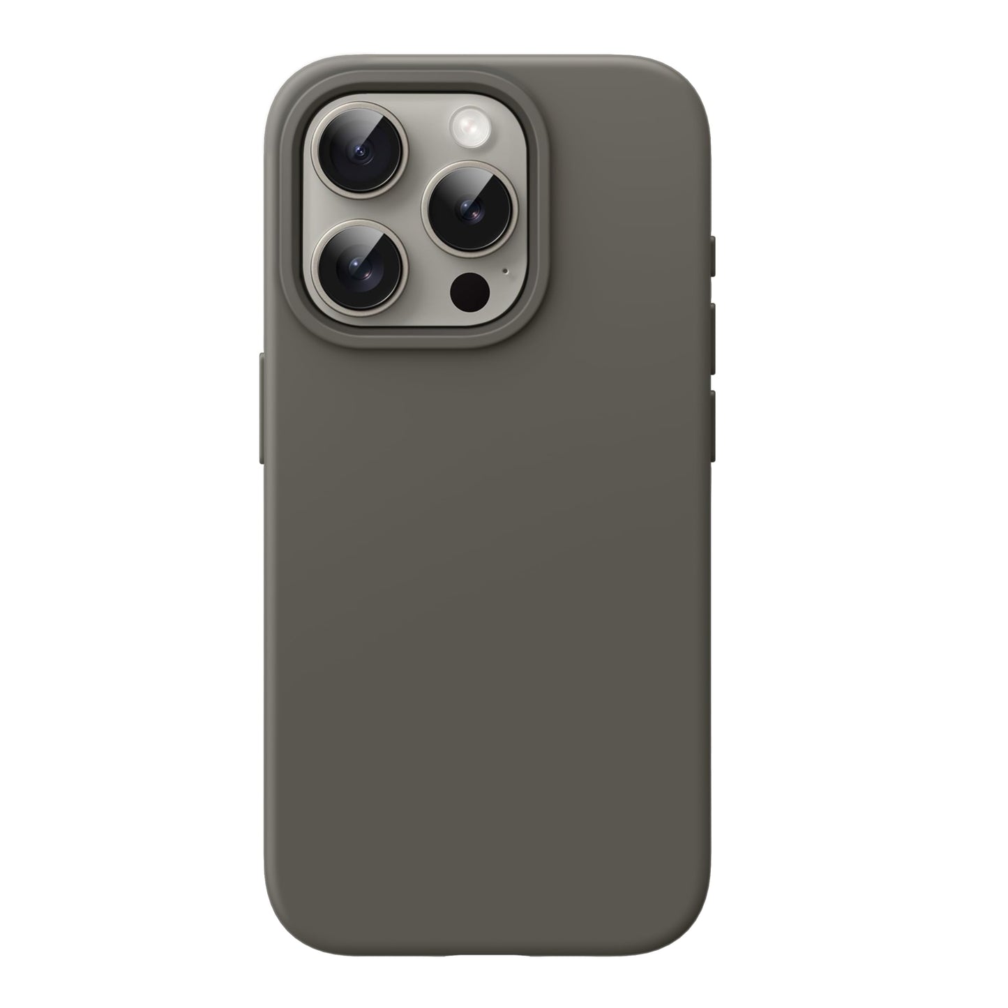 JETech Silicone Case for iPhone 15 Pro Max 6.7-Inch, Silky-Soft Touch Full-Body Protective Phone Case, Shockproof Cover (Black)