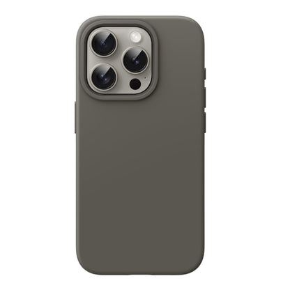 JETech Silicone Case for iPhone 15 Pro Max 6.7-Inch, Silky-Soft Touch Full-Body Protective Phone Case, Shockproof Cover (Black)
