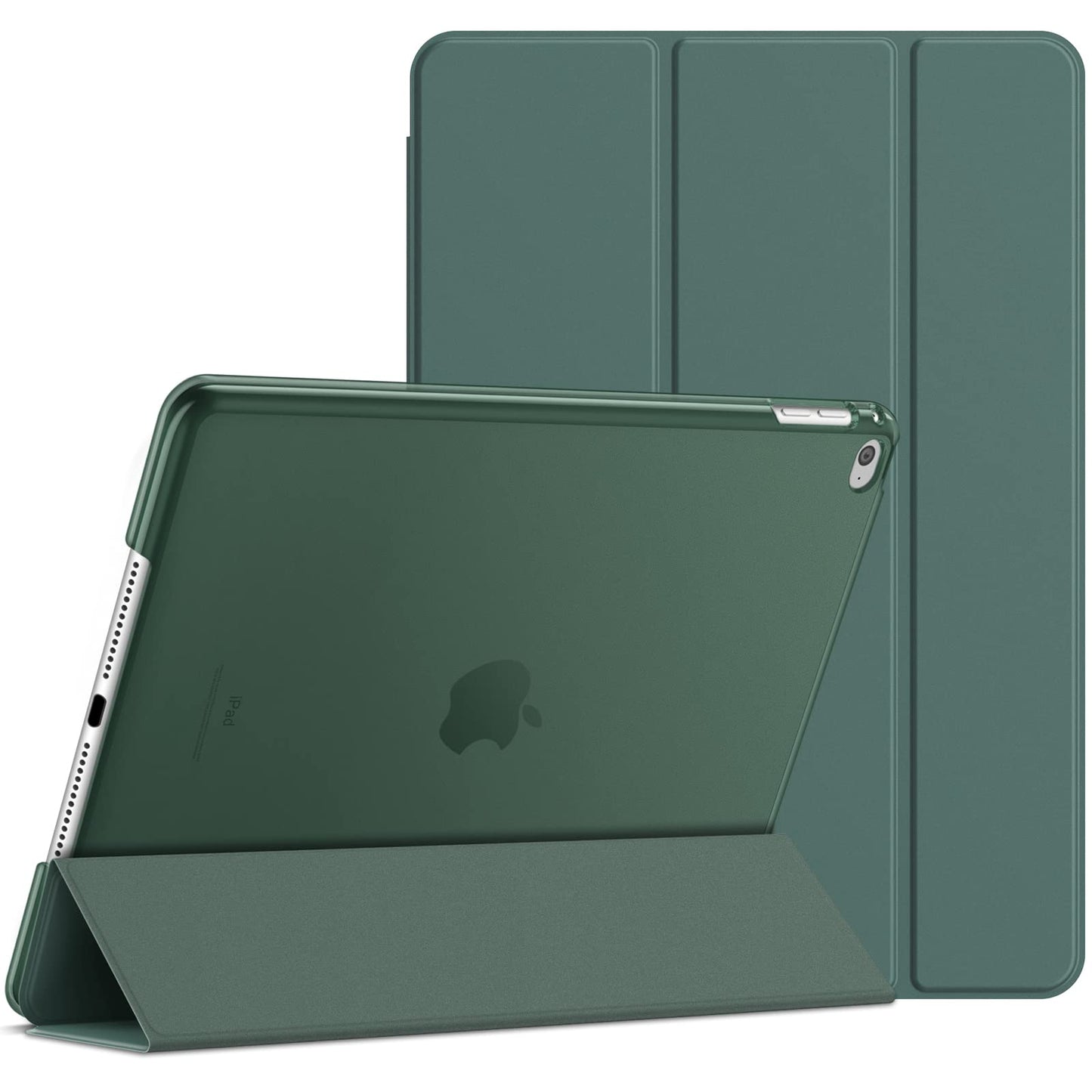 JETech Case for iPad Air 2 (2nd Generation), Smart Cover Auto Wake/Sleep (Black)