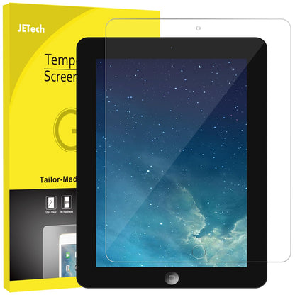JETech Screen Protector for iPad (10.2-Inch, 2021/2020/2019 Model, 9/8/7 Generation), Tempered Glass Film, 1-Pack