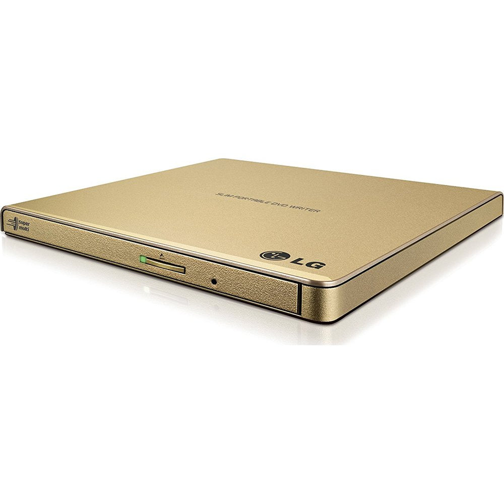 LG GP65NB60 8X USB 2.0 Super Multi Ultra Slim Portable DVD Writer Drive +/-RW External Drive with M-DISC Support - Black