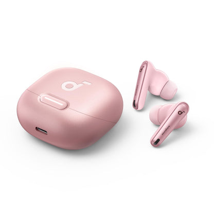 Soundcore by Anker Liberty 4 NC Wireless Earbuds, 98.5% Noise Reduction, Adaptive Noise Cancelling to Ears and Environment, Hi-Res Sound, 50H Battery, Wireless Charging, Bluetooth 5.3