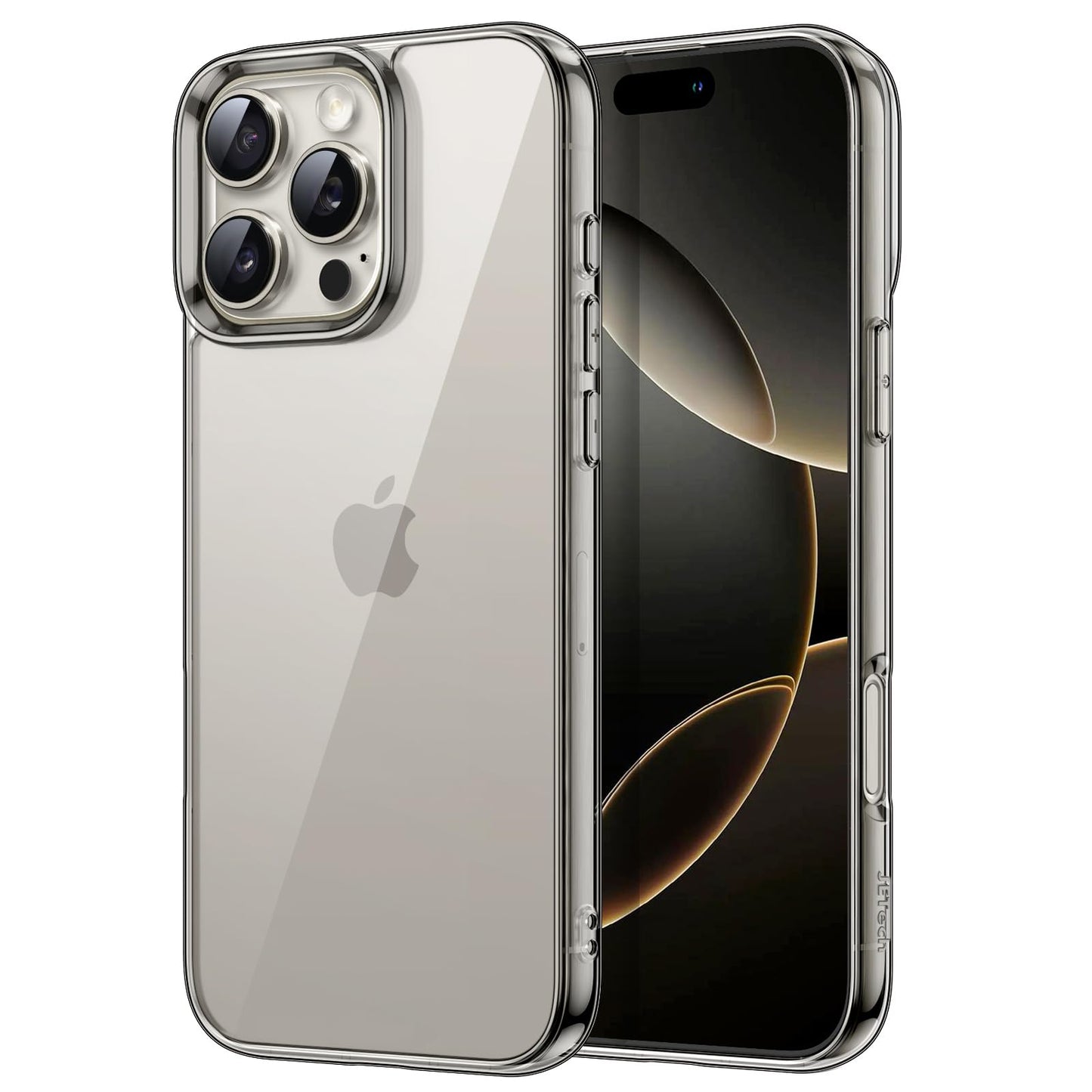 JETech Case for iPhone 16 6.1-Inch, Non-Yellowing Shockproof Phone Bumper Cover, Anti-Scratch Clear Back (Clear)