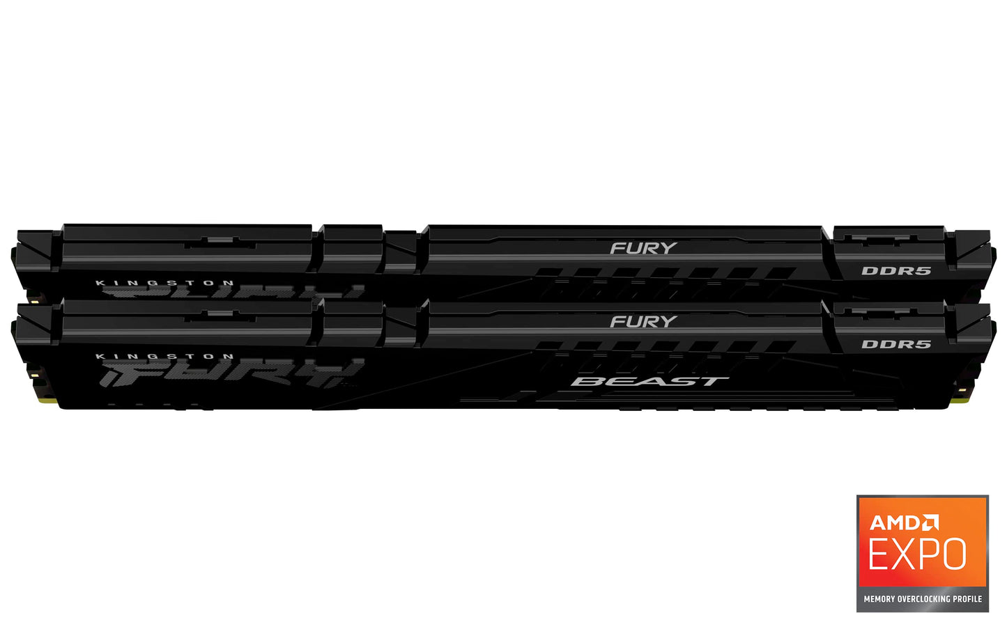 Kingston Fury Beast 32GB (2x16GB) 6000MT/s DDR5 CL36 Desktop Memory Kit of 2 | AMD Expo | KF560C36BBEK2-32