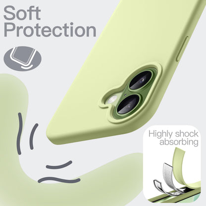 JETech Liquid Silicone Case for iPhone 17 Pro Max 6.9-Inch, Silky Soft Touch Full-Body Protection, Anti-Scratch Shockproof Phone Cover with Microfiber Lining (Dark Blue)