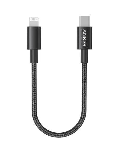 Anker New Nylon USB C to Lightning Cable, Apple MFi Certified for iPhone 14 Series, and More (6FT, Black)
