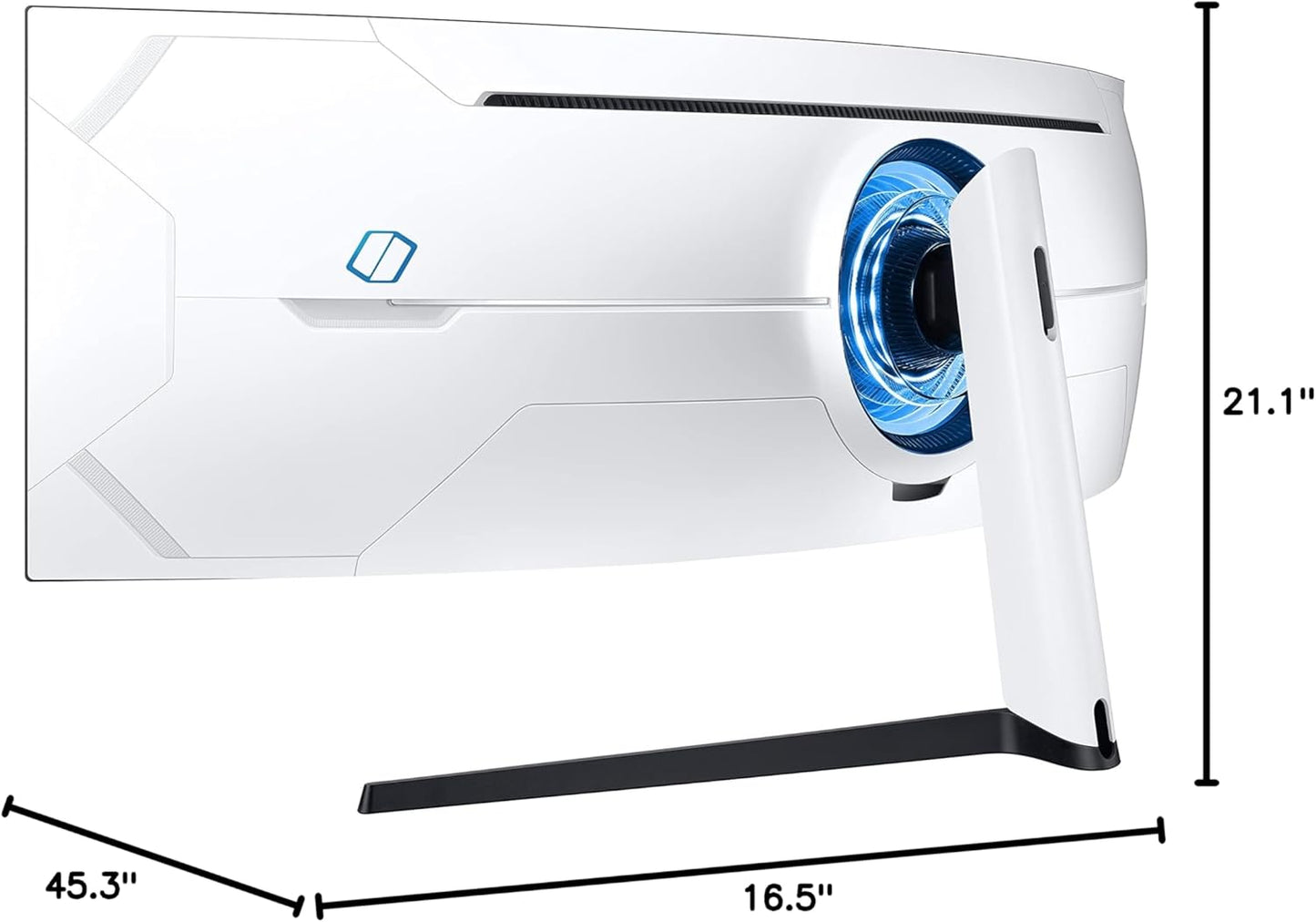 SAMSUNG 49" Odyssey Neo G9 Series G95NA 4K UHD Curved Gaming Monitor, 240Hz, 1ms, Mini LED Display, G-Sync and FreeSync Premium Pro, LS49AG952NNXZA, White & Black