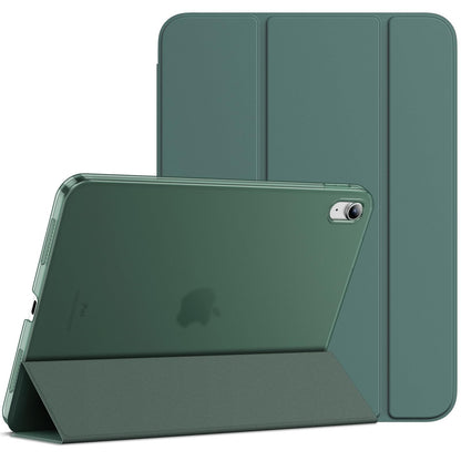 JETech Case for iPad (A16) 11th Generation 11 Inch 2025 / iPad 10th Generation 10.9 Inch 2022, Slim Smart Cover with Hard PC Translucent Back, Supports Touch ID, Auto Wake/Sleep (Navy Blue)