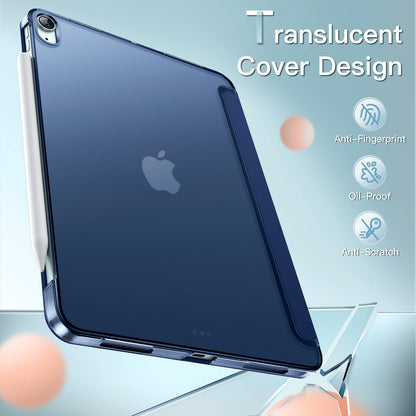 JETech Case ONLY for iPad Air 11-Inch M4/M3/M2 (2026/2025/2024), iPad Air 5/4 (2022/2020 5th/4th Generation 10.9-Inch), Slim Stand Hard Back Shell Cover with Auto Wake/Sleep (Starlight)