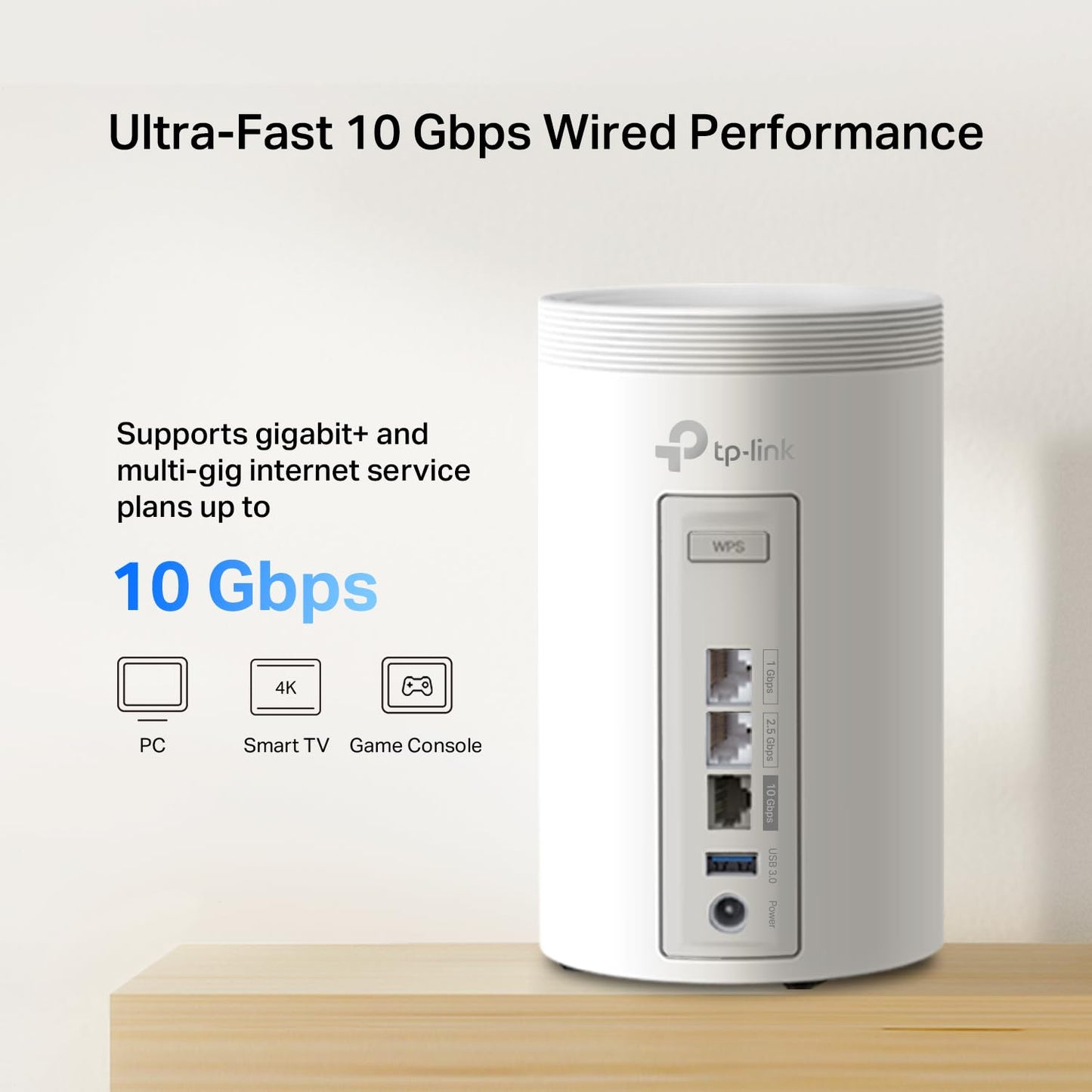 TP-Link Deco X55 AX3000 WiFi 6 Mesh System - Covers up to 6500 Sq.Ft, Replaces Wireless Router and Extender, 3 Gigabit Ports per Unit, Supports Ethernet Backhaul, Deco X55(3-Pack)