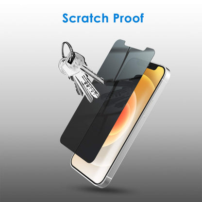 JETech Privacy Screen Protector for iPhone 17e (2026) / iPhone 16e / iPhone 13/13 Pro, Anti Spy Tempered Glass Film, 6.1-Inch Display, 2-Pack