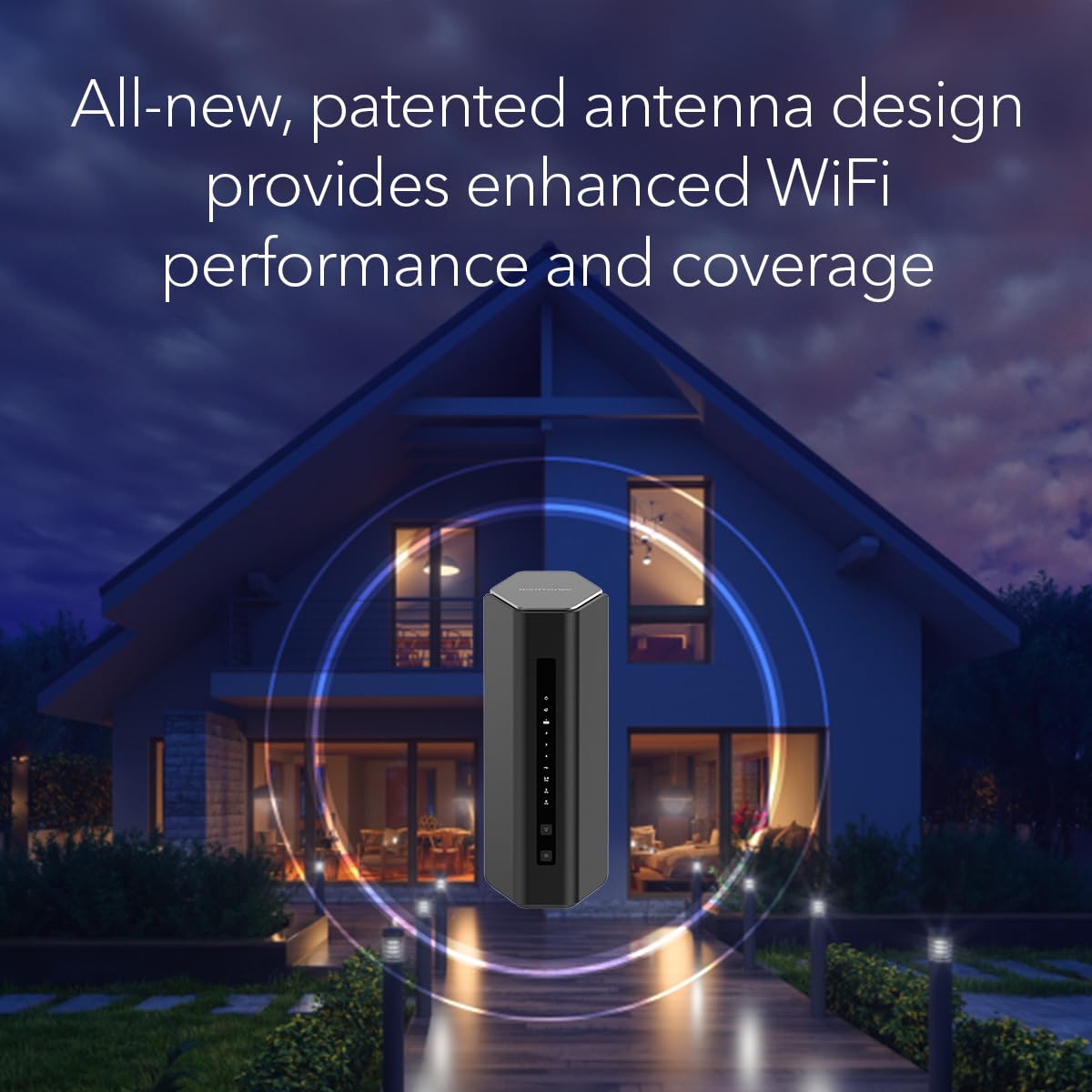 NETGEAR Nighthawk Dual-Band WiFi 7 Router (RS100) – Router Only, BE3600 Wireless Speed (up to 3.6 Gbps) - Covers up to 2,000 sq. ft., 50 Devices – 2.5 Gig Internet Port - Free Expert Help