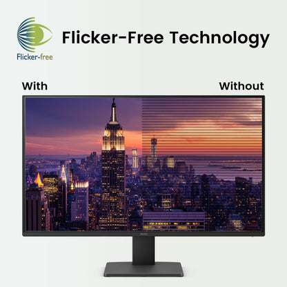 BenQ GW2480 Computer Monitor 24" FHD 1920x1080p | IPS | Eye-Care Tech | Low Blue Light | Anti-Glare | Adaptive Brightness | Tilt Screen | Built-in Speakers | DisplayPort | HDMI | VGA,Black
