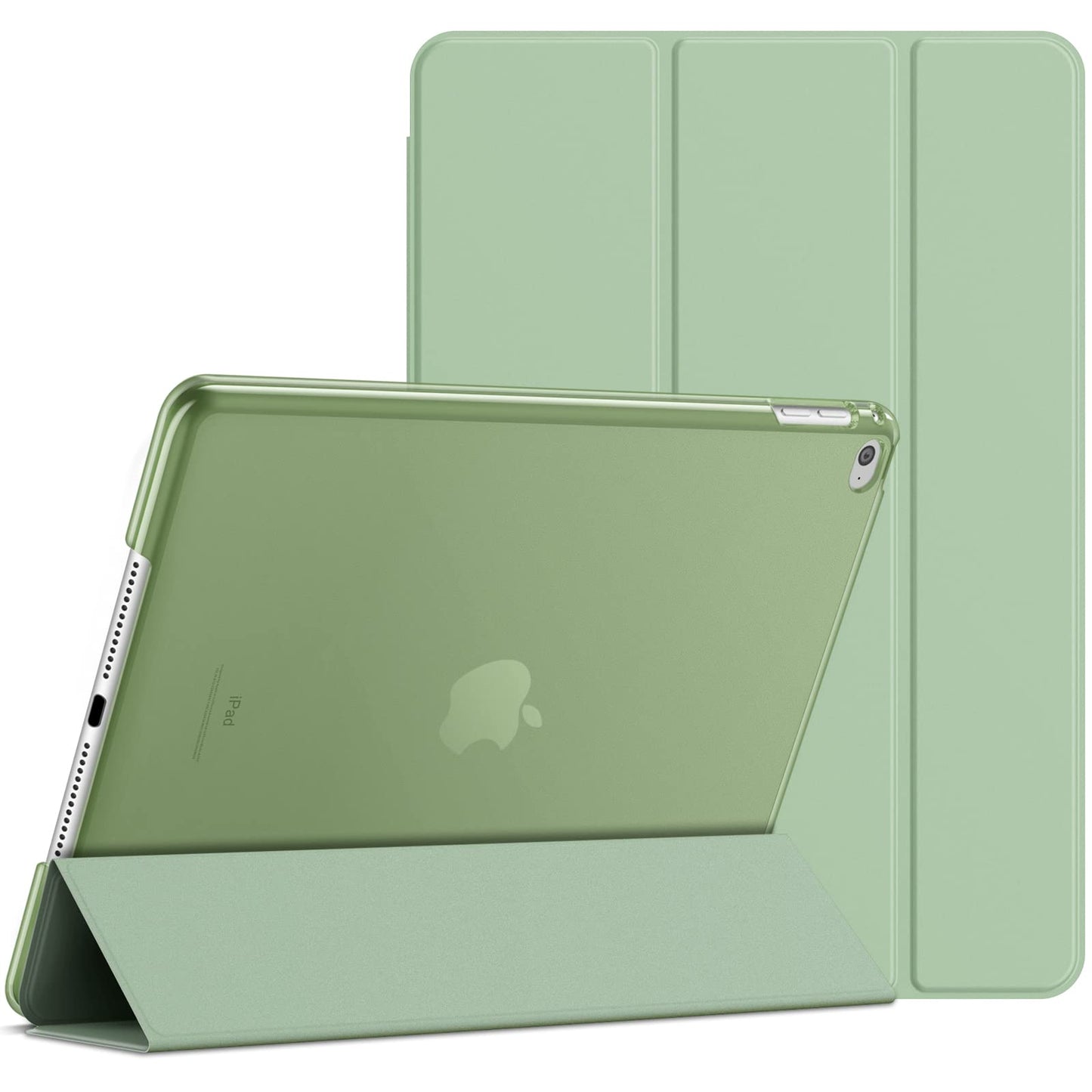 JETech Case for iPad Air 2 (2nd Generation), Smart Cover Auto Wake/Sleep (Black)