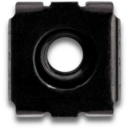 StarTech 50-Pack 10-32 19mm Screws and Square Hole Clip Nuts for 19" or 10" Server Racks, Cabinets and Enclosures, Black and Silver - TAA