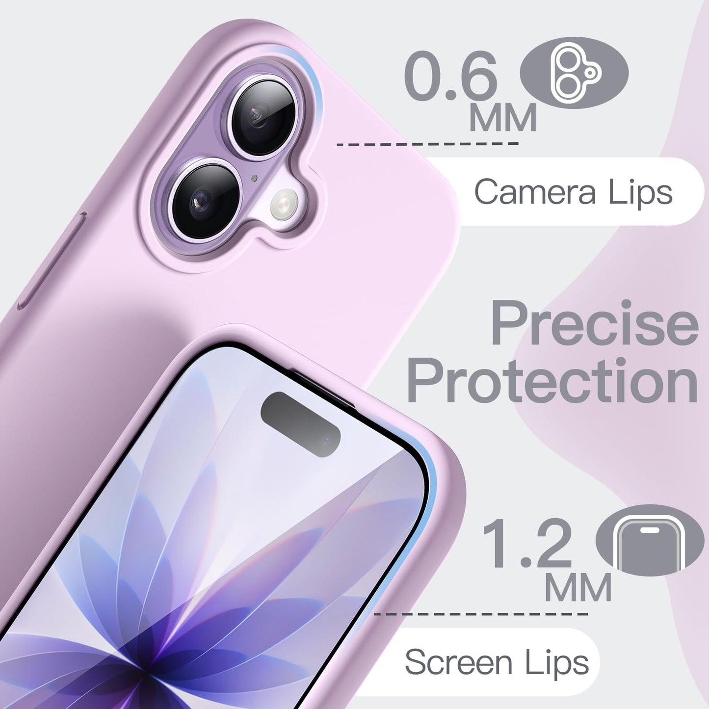 JETech Liquid Silicone Case for iPhone 17 Pro Max 6.9-Inch, Silky Soft Touch Full-Body Protection, Anti-Scratch Shockproof Phone Cover with Microfiber Lining (Dark Blue)