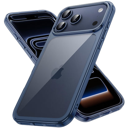 JETech Case for iPhone 17 Pro Max 6.9-Inch, Non-Yellowing Shockproof Phone Bumper Cover, Anti-Scratch Clear Back (Clear)