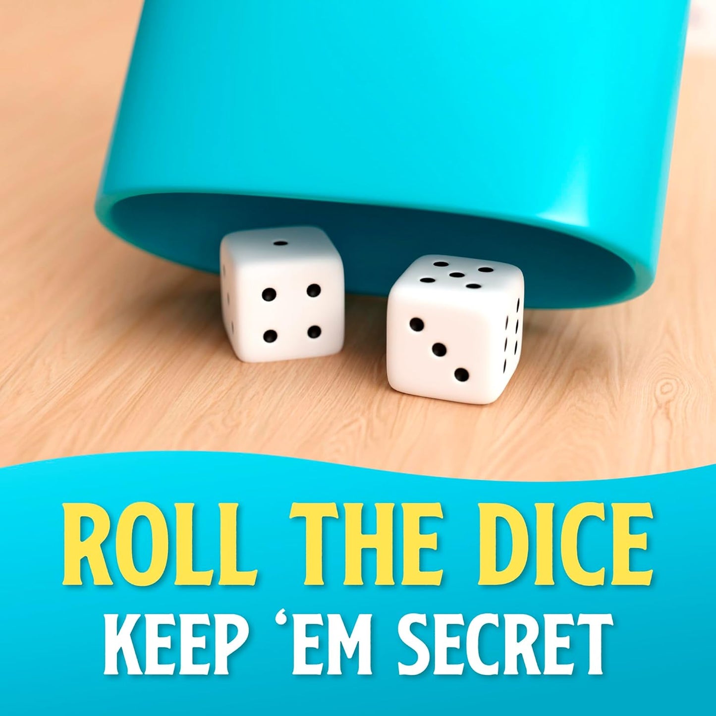 Blue Wasatch Games Bamboozled - A Hilariously Fun Bluffing Dice & Card Game, Family-Friendly Party Game for Kids, Teens & Adults, Ages 8+, Fast and Easy to Learn