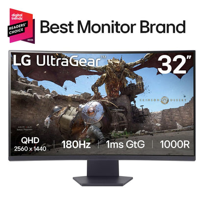LG 27GL83A-B 27-Inch Ultragear QHD 2560 x 1440 IPS Gaming Monitor, 144Hz, 1ms (GtG), NVIDIA G-SYNC, AMD FreeSync, HDR10, HDMI, DisplayPort, Tilt/Height/Pivot Adjustable Stand, Black