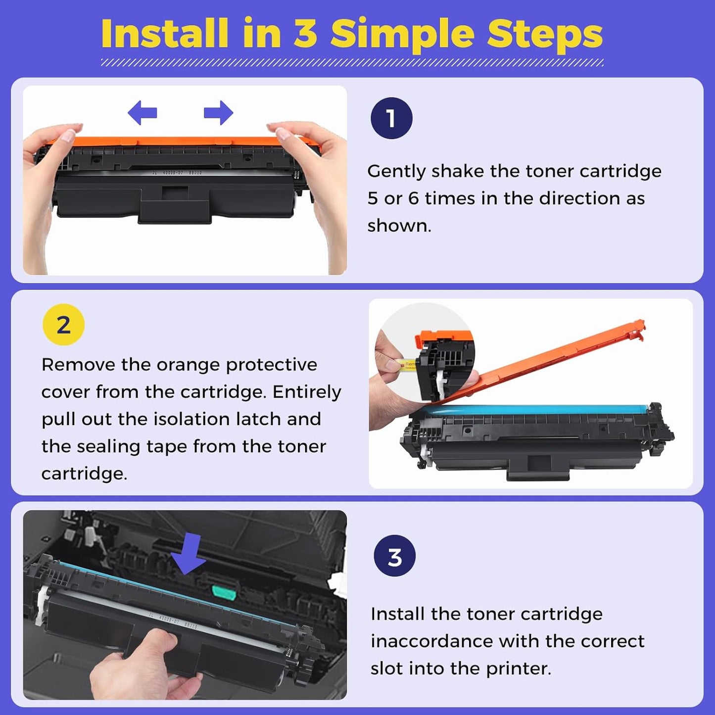210X Toner Cartridges High Yield Compatible Replacement for HP 210X 210A for Color Pro MFP 4301fdw 4301fdn Pro 4201dw 4201dn Series Printer Ink W2100X W2100A 4-Pack Color Combo