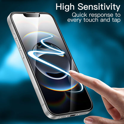 JETech Full Coverage Screen Protector for iPhone 17e (2026) / iPhone 16e, 9H Tempered Glass Film, Case-Friendly, HD Clear, 6.1-Inch Display, 3-Pack