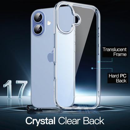 JETech Case for iPhone 17 Pro Max 6.9-Inch, Non-Yellowing Shockproof Phone Bumper Cover, Anti-Scratch Clear Back (Clear)