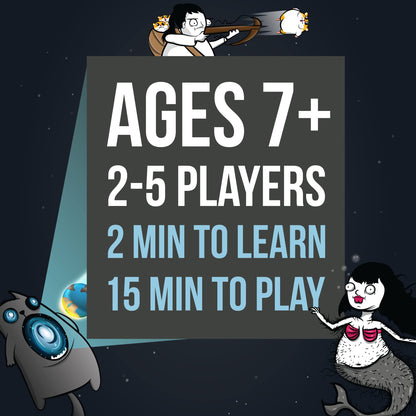 Exploding Kittens Original Edition - 2-5 Players - Ages 7+ - 15 Minutes to Play - High Stakes Card Game - Party Game, Family Game Night, Kid and Adult Card Game