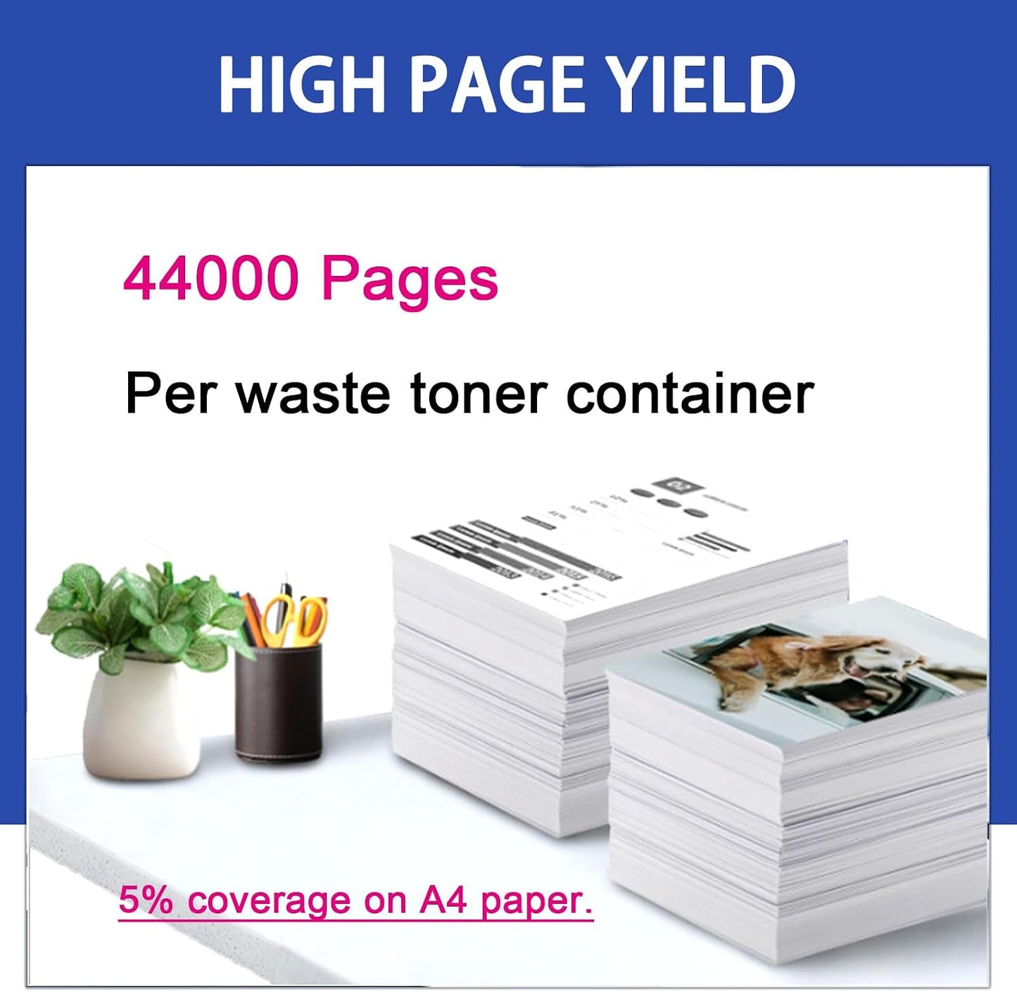 73D0W00 Waste Toner Box | Compatible for Lexmark CS943de CX942adse CS943 CX942 CX943 CX944 XC9445 XC9455 XC9465 Series Printer Toner Waste Bottle 1-Pack