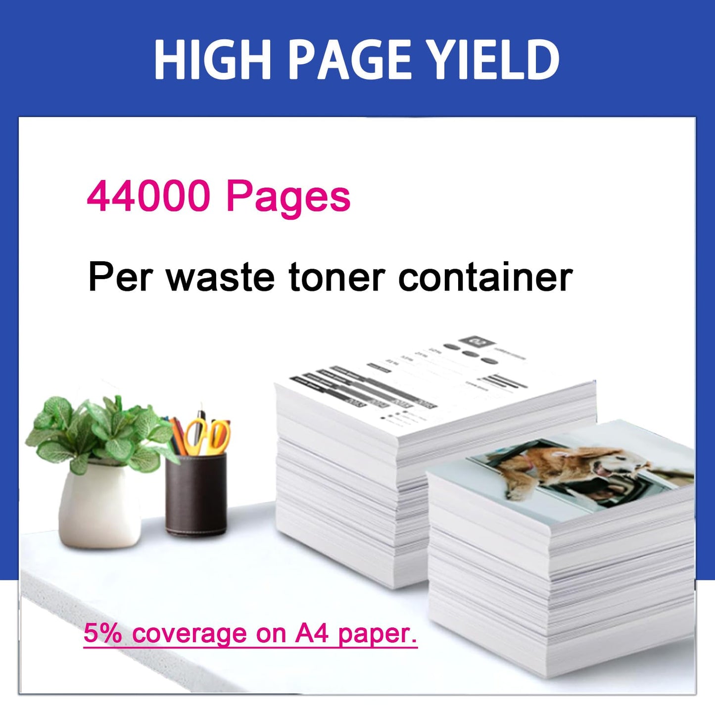 73D0W00 Waste Toner Box | Compatible for Lexmark CS943de CX942adse CS943 CX942 CX943 CX944 XC9445 XC9455 XC9465 Series Printer Toner Waste Bottle 1-Pack