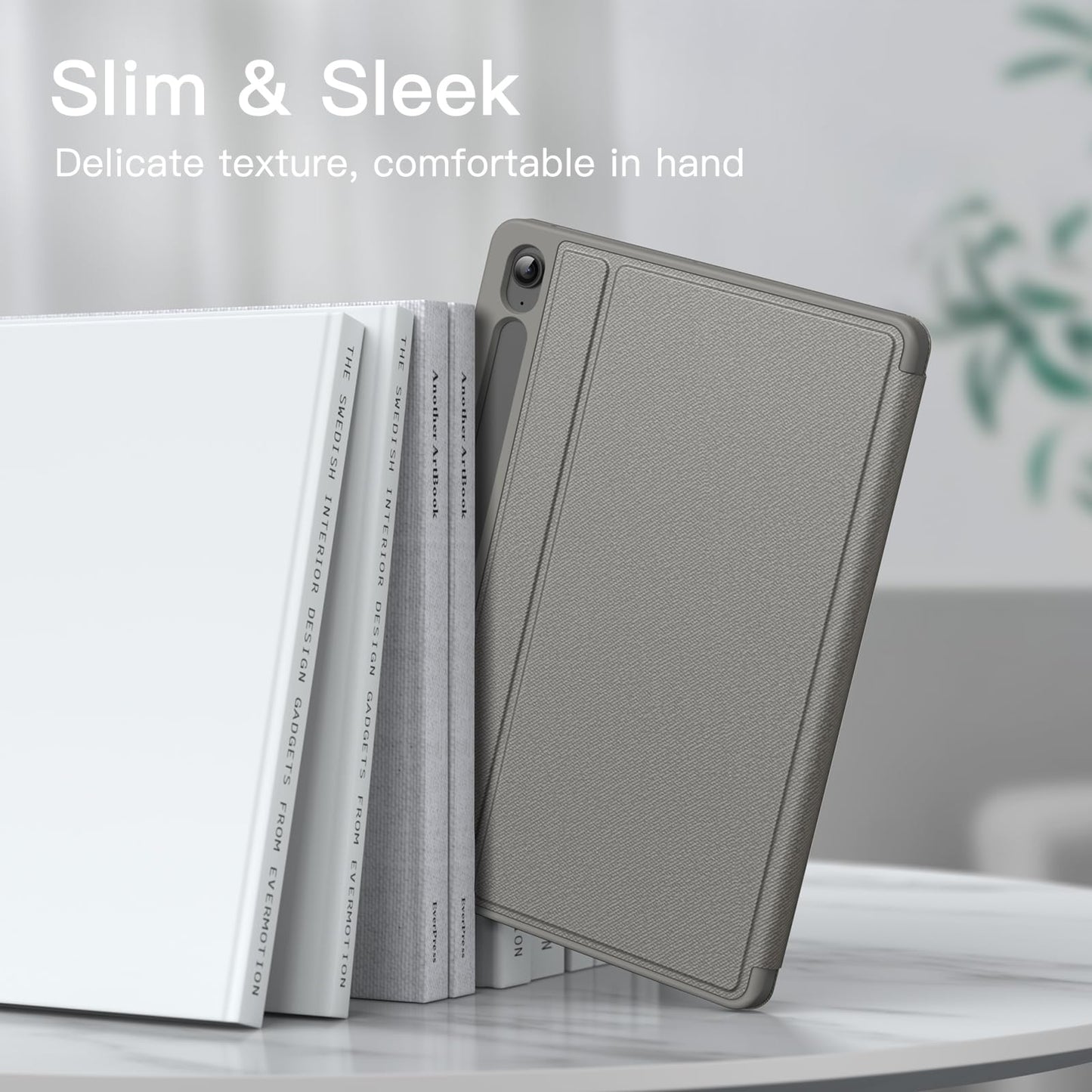 JETech Case for Samsung Galaxy Tab S10 Lite / S10 FE / S9 FE 10.9-Inch with S Pen Holder, Slim Folio Stand Protective Tablet Cover, Multi-Angle Viewing (Black)