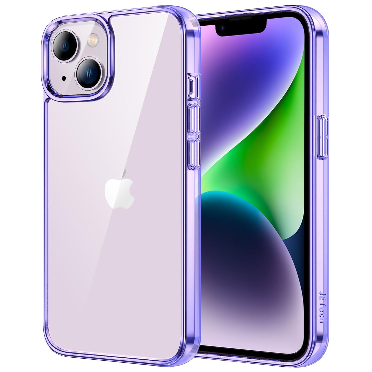 JETech Case for iPhone 14 6.1-Inch, Non-Yellowing Shockproof Phone Bumper Cover, Anti-Scratch Clear Back (Clear)