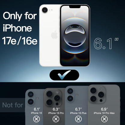JETech Case for iPhone 16 6.1-Inch, Non-Yellowing Shockproof Phone Bumper Cover, Anti-Scratch Clear Back (Clear)