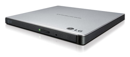 LG GP65NB60 8X USB 2.0 Super Multi Ultra Slim Portable DVD Writer Drive +/-RW External Drive with M-DISC Support - Black