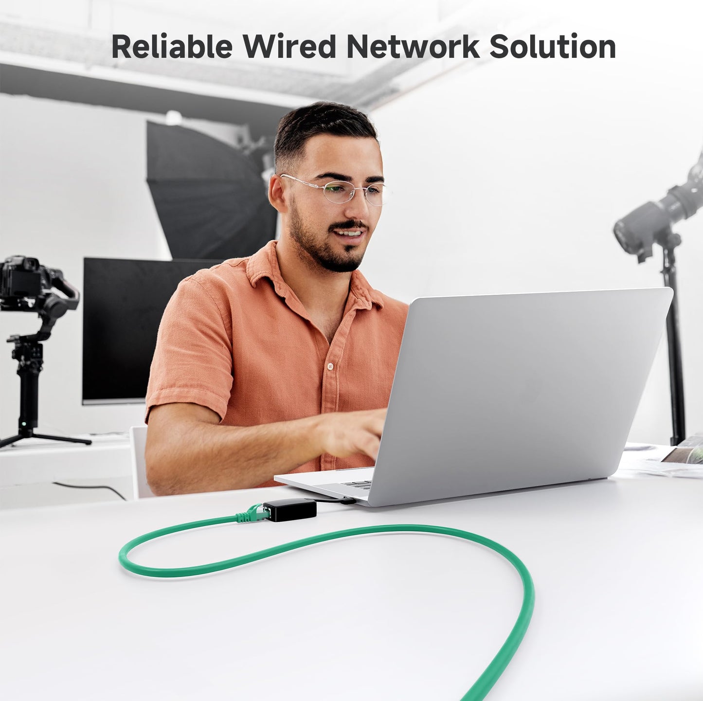 Cable Matters 10Gbps Snagless Cat 6 Ethernet Cable - 20ft, Cat 6 Cable, Cat6 Cord, Ethernet Cord, Black