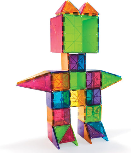 Magna-Tiles Clear Colors 100 Piece Set