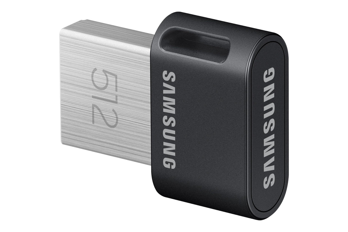 SAMSUNG FIT Plus 3.1 USB Flash Drive, 128GB, 400MB/s, Plug In and Stay, Storage Expansion for Laptop, Tablet, Smart TV, Car Audio System, Gaming Console, MUF-128AB/AM,Gunmetal Gray