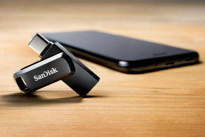 SanDisk 512GB Ultra Dual Drive Go USB Type-C Flash Drive - SDDDC3-512G-G46, Black