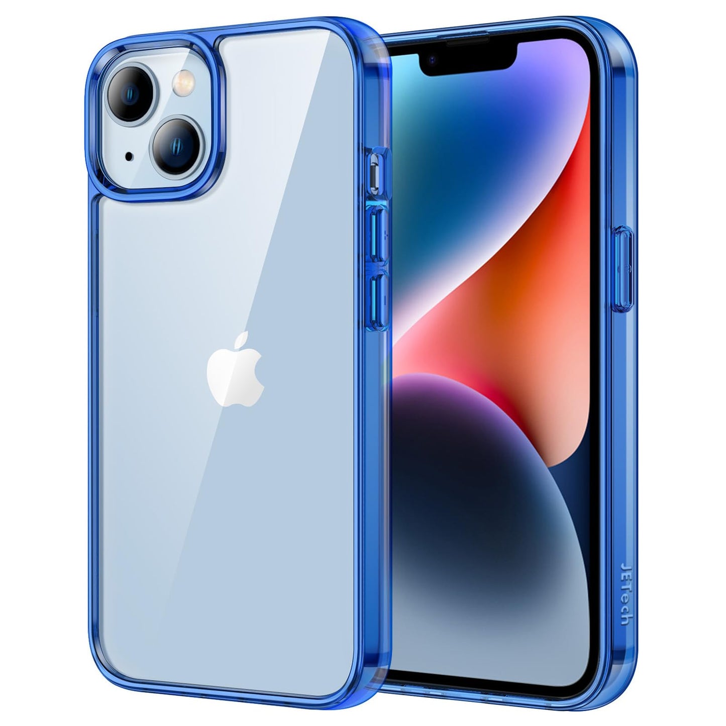 JETech Case for iPhone 14 6.1-Inch, Non-Yellowing Shockproof Phone Bumper Cover, Anti-Scratch Clear Back (Clear)