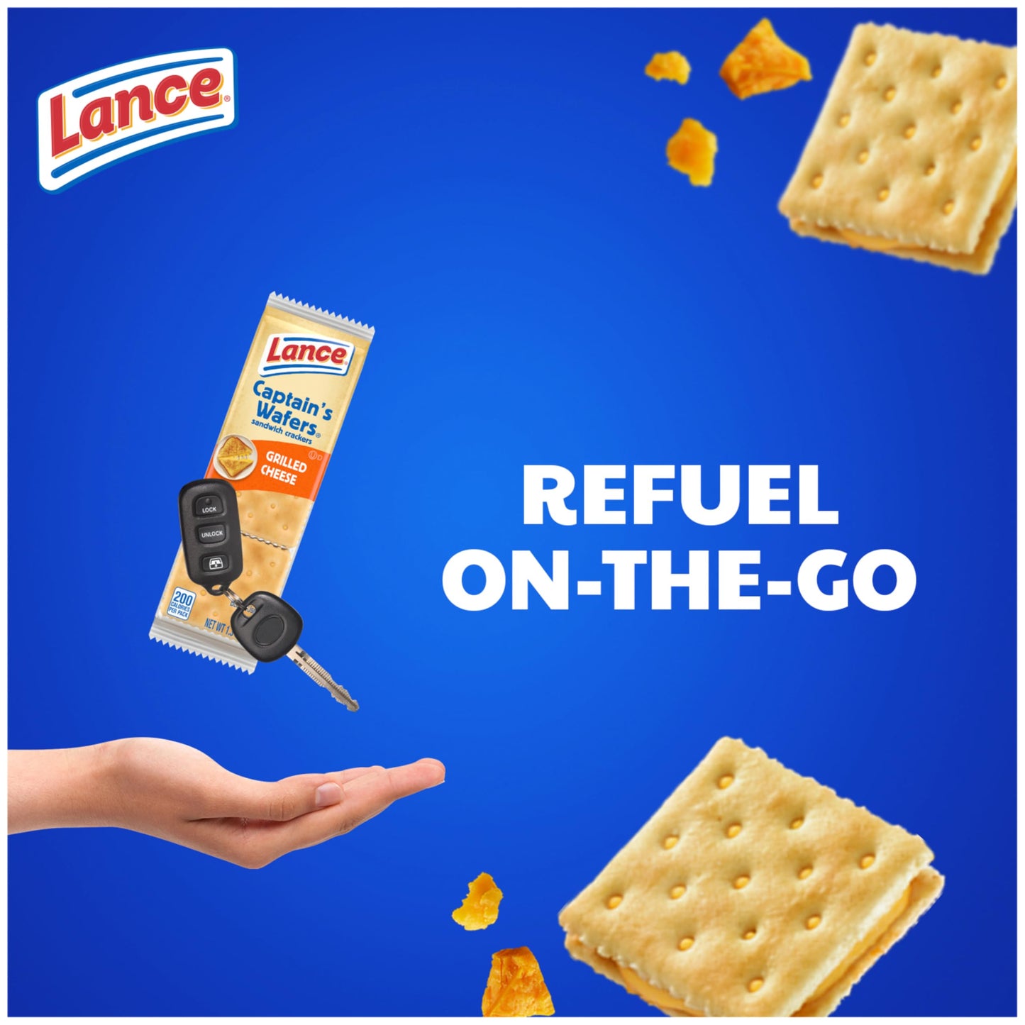 Lance Sandwich Crackers, Variety Pack, 3 Flavors, 20 Individually Wrapped Packs, 6 Sandwiches Each